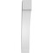 Ekena Millwork 3 1/2-in. W x 10-in. D x 22-in. H Imperial Architectural Grade PVC Knee Brace BRCP035X10X22IMP - alternate 6